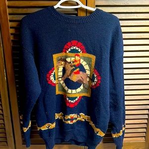 🎁5/$12 Horse and Jockey 100% wool sweater